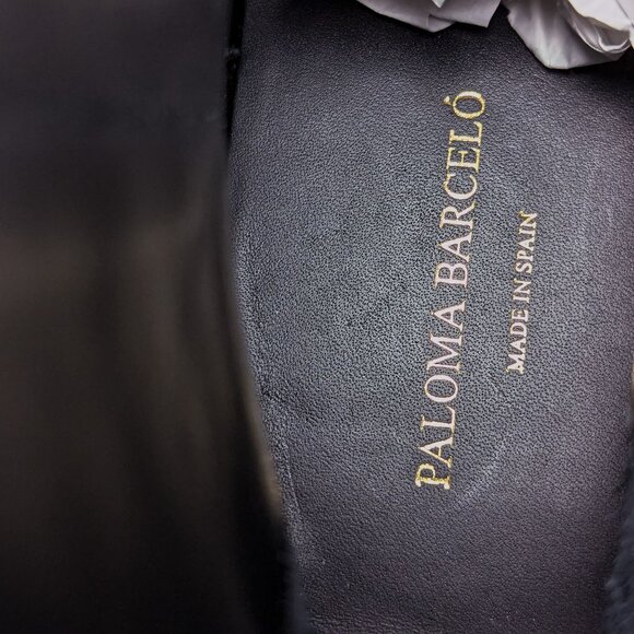 Paloma Barcelo Women Rigel Platform Festival Black Suede Zip Boots 7-7.5US EUR38 - Picture 8 of 8